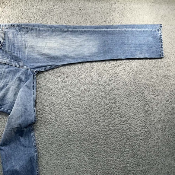 Levis 514 Jeans Mens 38 (36X31) Regular Straight Blue Denim Clean - Picture 10 of 15